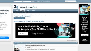 
                            9. Loguin/senha ubiquit internet gratis - Under Linux