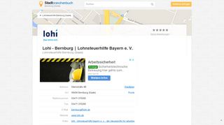 
                            5. Lohi - Bernburg | Lohnsteuerhilfe Bayern e. V. Lohnsteuerhilfe in ...