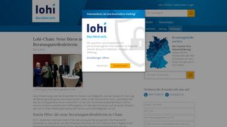 
                            6. Lohi-Cham: Neue Büros und neue Beratungsstellenleiterin