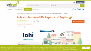 
                            12. Lohi - Lohnsteuerhilfe Bayern e. V. Augsburg - 128 Bewertungen ...