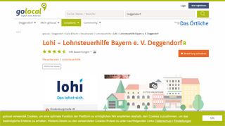 
                            10. Lohi - Lohnsteuerhilfe Bayern e. V. Deggendorf - 341 Bewertungen ...