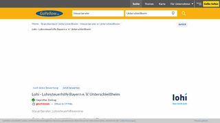 
                            13. ▷ Lohi - Lohnsteuerhilfe Bayern e. V. Unterschleißheim in ... - GoYellow