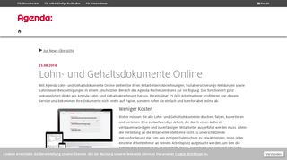 
                            6. Lohn- und Gehaltsdokumente Online | agenda-software.de