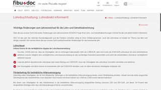 
                            6. Lohnbuchhaltung: Lohndirekt informiert! - FIBU-doc ...