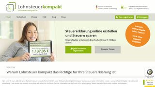 
                            5. Lohnsteuer Kompakt | Steuererklärung online erstellen