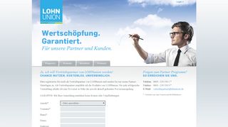 
                            6. LOHNunion: Anmeldung Partnerprogramm