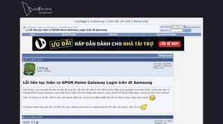 
                            12. Lỗi liên tục hiện ra GPON Home Gateway Login trên đt Samsung ...