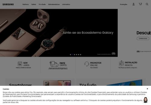 
                            1. Loja Samsung: Smartphones, Tablets, TV, Lava e Seca e Mais