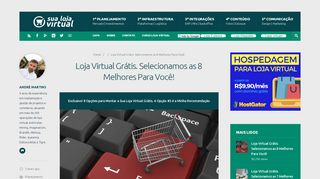 
                            6. Loja Virtual Grátis. Selecionamos as 8 Melhores Para Você! –