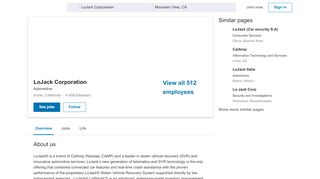 
                            11. LoJack Corporation | LinkedIn