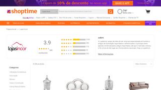 
                            10. Lojas Incor no Marketplace do Shoptime