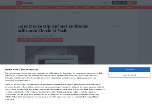 
                            9. Lojas Marisa triplica lojas auditadas utilizando Checklist Fácil - B!T ...