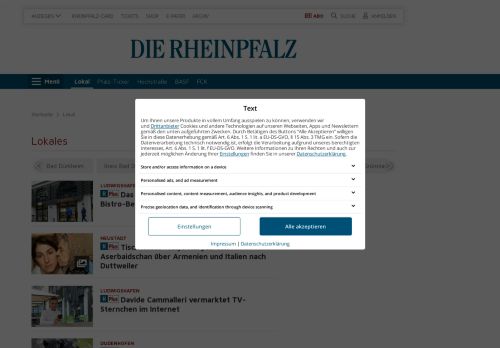 
                            6. Lokal: RHEINPFALZ.de - Die Rheinpfalz