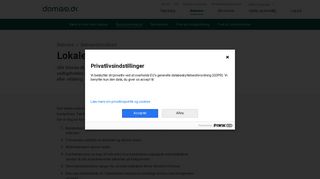 
                            11. Lokale hjemmesider - Domea.dk