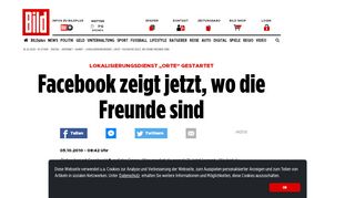 
                            7. Lokalisierungsdienst „Orte“: Facebook zeigt, wo deine Freunde sind ...