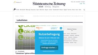 
                            7. Lokalisten - aktuelle Themen & Nachrichten - Süddeutsche.de