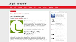 
                            4. Lokalisten Login - Schneller Zugriff auf Ihr Konto - Login Anmelden