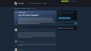 
                            6. LoL PH from Canada? :: Off Topic - Steam Community