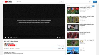 
                            3. LoL URF Login Screen - YouTube