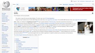 
                            12. LOL - Wikipedia