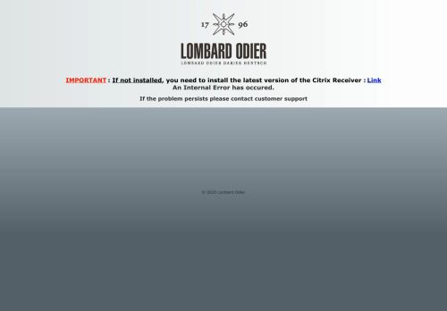 
                            10. Lombard Odier Remote Access - LORA