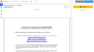 
                            6. LON-CAPA 1. - studylib.net