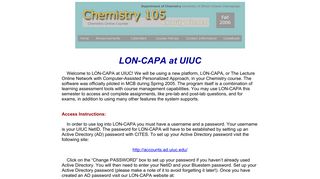 
                            4. Lon Capa Access at UIUC