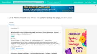 
                            9. Lon S. Poliner's research works | California College San Diego, San ...