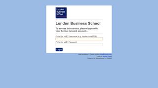 
                            6. London Business School: Login