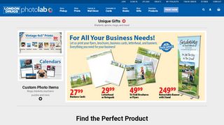 
                            4. London Drugs Photolab: Photo prints, books, cards, and canvas.