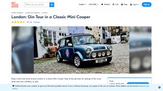 
                            11. London: Gin Tour in a Classic Mini Cooper - London, United Kingdom ...