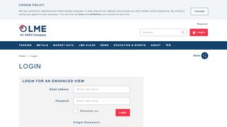 
                            11. London Metal Exchange: Login