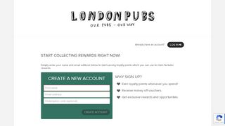 
                            3. London Pubs :: Sign Up