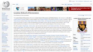 
                            5. London School of Economics - Wikipedia