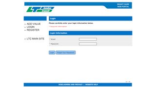 
                            1. London Transit Commission - Login -