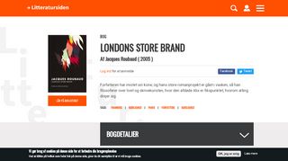 
                            8. Londons store brand | Litteratursiden