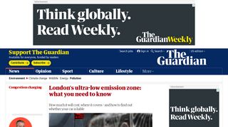 
                            10. London's ultra-low emission zone: what you need to know | Politics ...