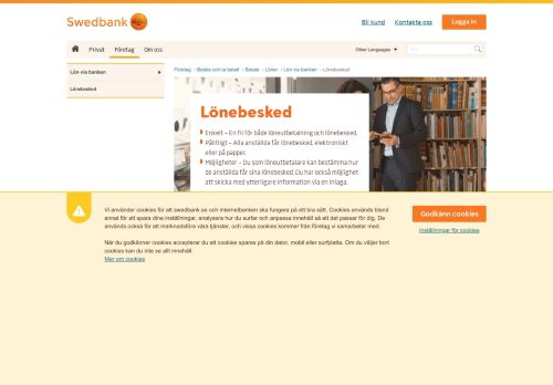 
                            2. Lönebesked till dina anställda med vår lönetjänst | Swedbank