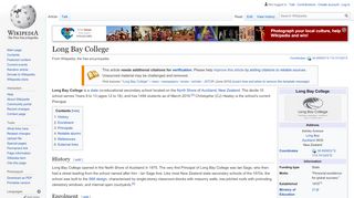 
                            10. Long Bay College - Wikipedia