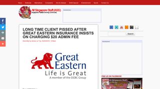
                            11. long time client pissed after great eastern insurance ... - Singapore Stuff