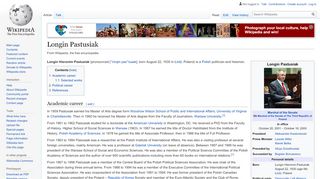 
                            1. Longin Pastusiak - Wikipedia