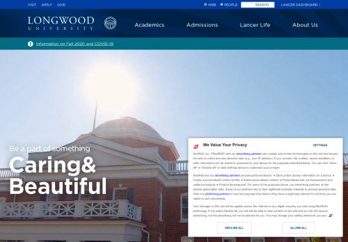 
                            12. Longwood University: Home