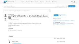 
                            10. Looking for a file similar to Oracle alert.log in Sybase ASE ...