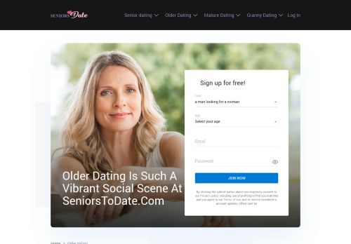 
                            10. Looking for an older dating site? Try out SeniorsToDate.com