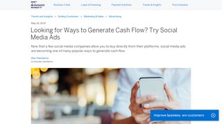 
                            4. Looking for Ways to Generate Cash Flow? Try Social Media Ads