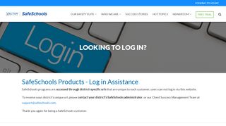 
                            5. Looking to Log In? | SafeSchools