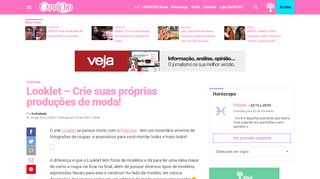 
                            5. Looklet – Crie suas próprias produções de moda! | Capricho