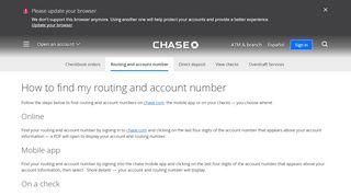 
                            8. Lookup Routing Numbers On A Check | Checking | Chase.com