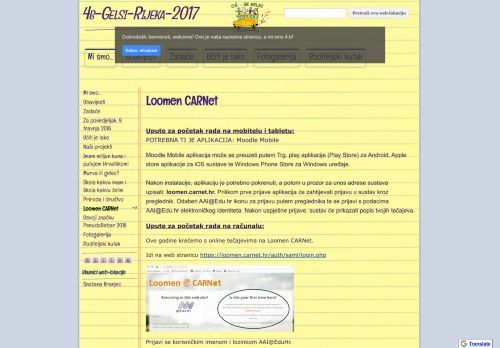 
                            6. Loomen CARNet - 4b-Gelsi-Rijeka-2017 - Google Sites