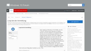 
                            9. Loop bei der Anmeldung - Windows 10 Forum